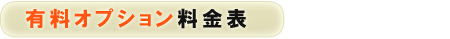 オプション料金表